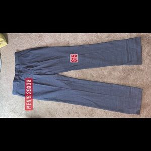 Men’s plaid dress pants